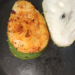 Hanuman phal/soursop toast A picture of Hanuman phal/soursop toast.