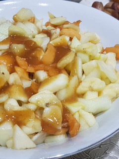 A picture of Sweet and tangy fruit salad.