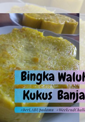 Foto resep Bingka Waluh Kukus Banjar