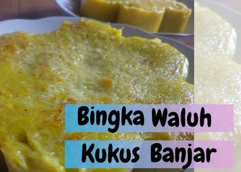 Resep Baru Bingka Waluh Kukus Banjar Gurih Mantul