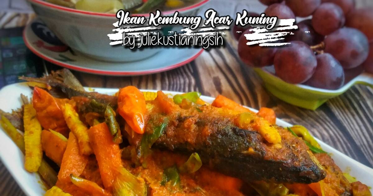 Resep Ikan Kembung Acar Kuning Oleh Julie Kustianingsih Cookpad 