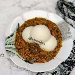 A picture of Vegetable soup.