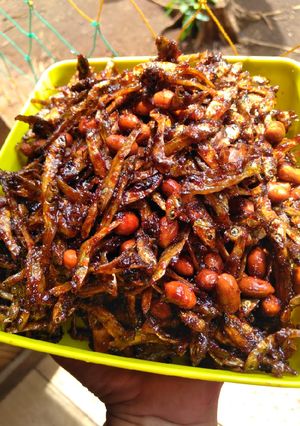 Foto resep Teri kacang renyah