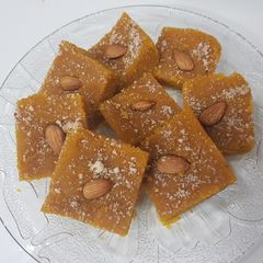 A picture of Tukri suji halwa.