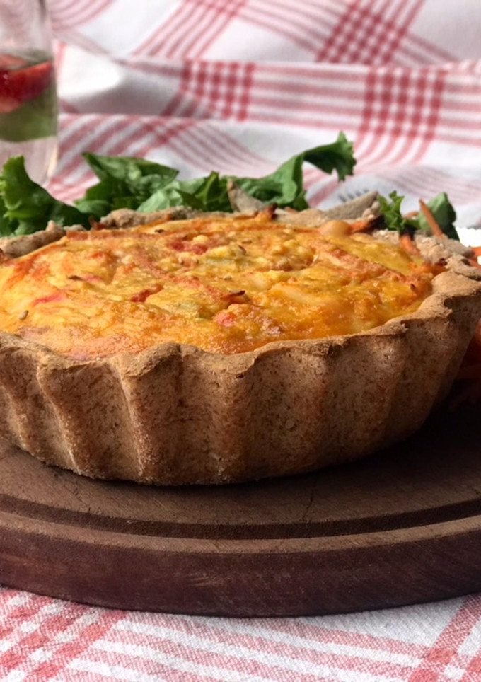 Una foto de Masa INTEGRAL con SEMILLAS para TARTA 💪🏻🥧