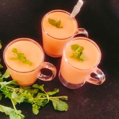Melon Slush / muskmelon juice 🥤 A picture of Melon Slush / muskmelon juice 🥤.