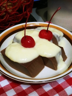 Foto resep Puding Coklat Kopi Vla Vanilla