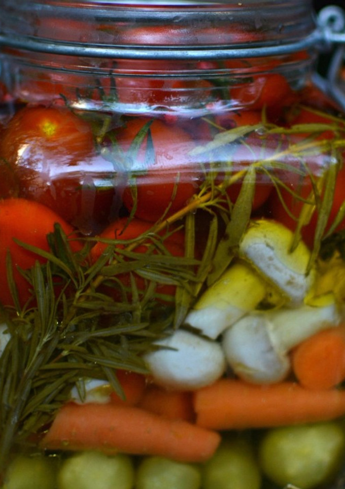 Una foto de Conserva de vegetales