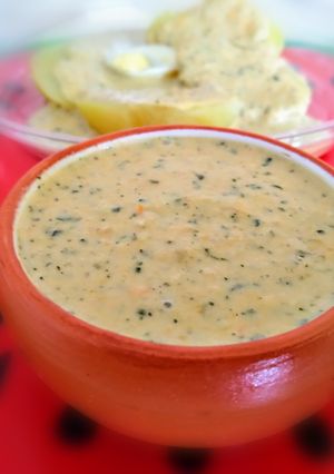 Una foto de Crema de ocopa fácil👍🇵🇪