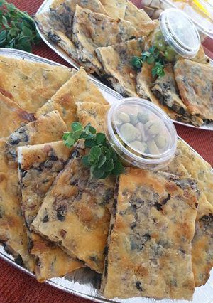صورة لوصفة مطبق زعتر أخضر