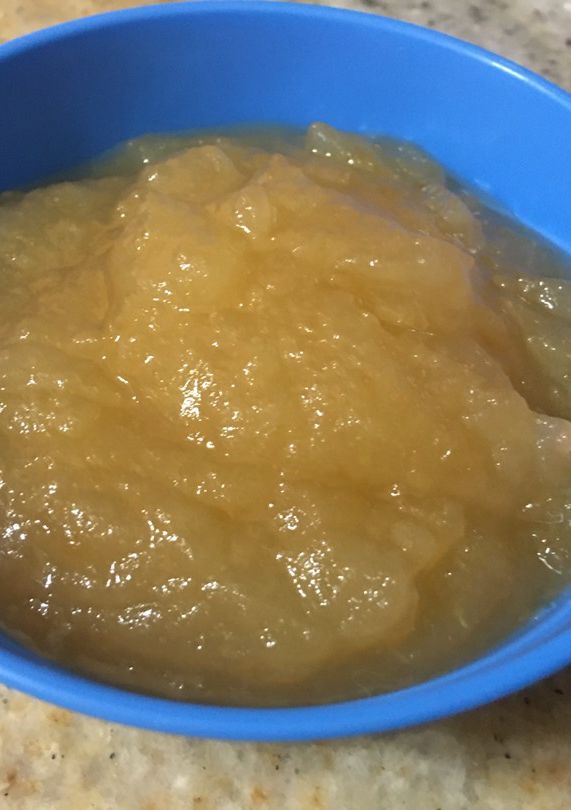 Una foto de Puré de manzana 🍏