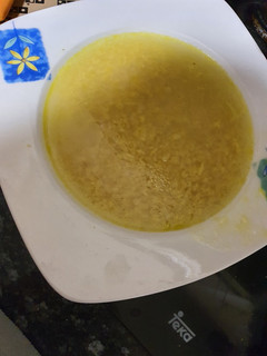 Una foto de Sopa piñones
