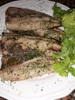 Una foto de Caballa marinada a la plancha