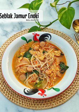 Foto resep Seblak Jamur Enoki