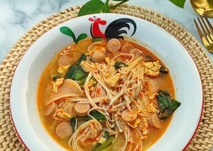 Resep Seblak Jamur Enoki Oleh Ellaelloet Cookpad