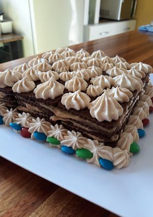 Una foto de Chocotorta