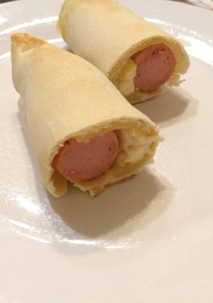Una foto de Salchichas envueltas