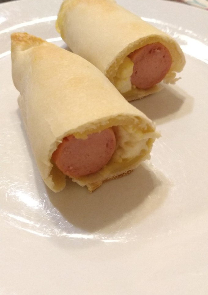 Una foto de Salchichas envueltas
