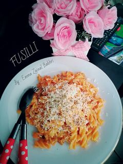 Foto resep Fusilli Saus Bolognese