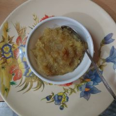 A picture of Sweet potato and potato halwa.