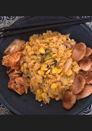 Hình của món Cơm Chiên Kim Chi.
