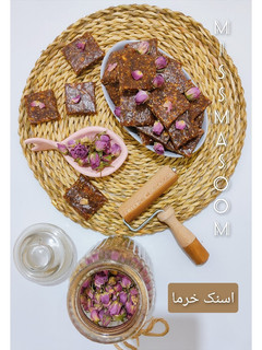 عکسی از دستور اسنک خرما