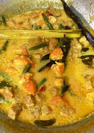 Foto resep Gulai Udang Tempe Kacang Panjang