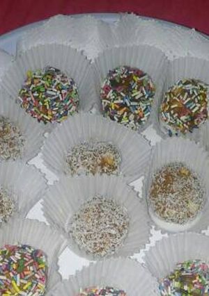 Una foto de Trufas vainilla ❤