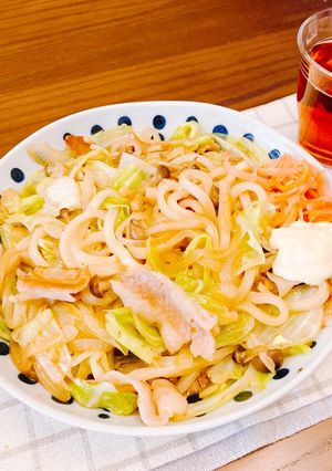 炒烏龍麵 的食譜成品照片