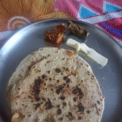 A picture of Paneer ka paratha.