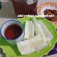 Ubi rebus Sambal Ebi