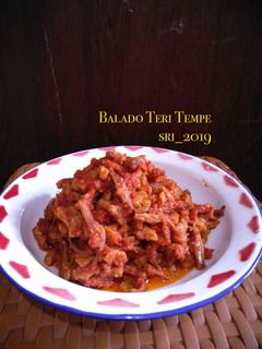 Foto resep Balado Teri Tempe