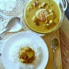 A picture of Sri Lankan Pumpkin Curry.