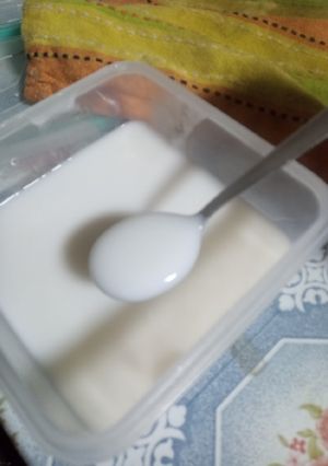 Una foto de "Yogurt" vegano