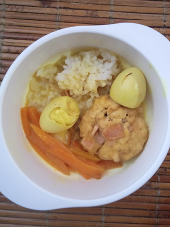 Langkah Mudah untuk Membuat Gulai Telur Puyuh dan Perkedel Tahu (Lunch MPASI 12m+) Praktis