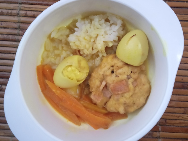 Langkah Mudah untuk Membuat Gulai Telur Puyuh dan Perkedel Tahu (Lunch MPASI 12m+) Praktis