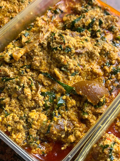 A picture of Egusi soup.