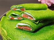 A picture of savoury breakfast pancake