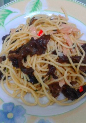 Foto resep Spagheti simple (inspired by aglio oglio)
