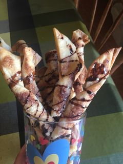 Una foto de Bastoncitos de canela y chocolate sin gluten