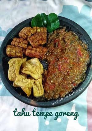 Foto resep Tahu tempe goreng biasa