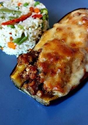 Töltött padlizsán recept fotója