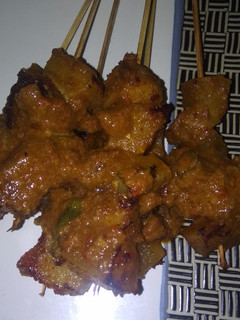 Foto resep Sate kikil bumbu kacang