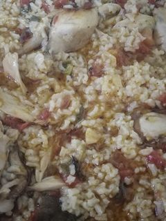 Φωτογραφία της συνταγής Κοτοπουλάκι με ρύζι στο φούρνο