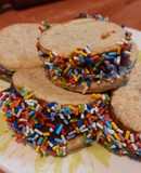 Alfajores de maicena y harina integral