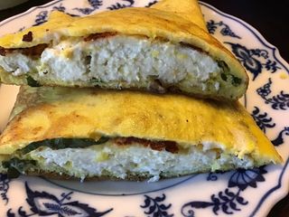 California Farm Handmade Cottage Cheese Stuffed Omelette