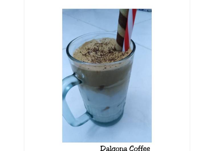 Dalgona coffee