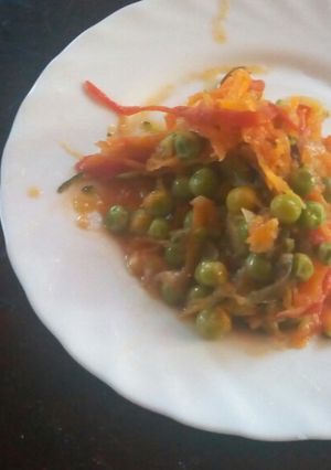 A picture of Peas Stew#My mum's Recipe#.