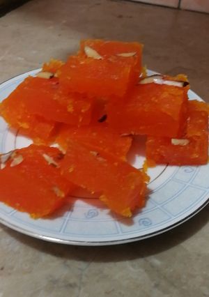 A picture of Custard halwa.