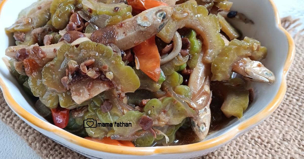 Oseng pare teri jengki tauco